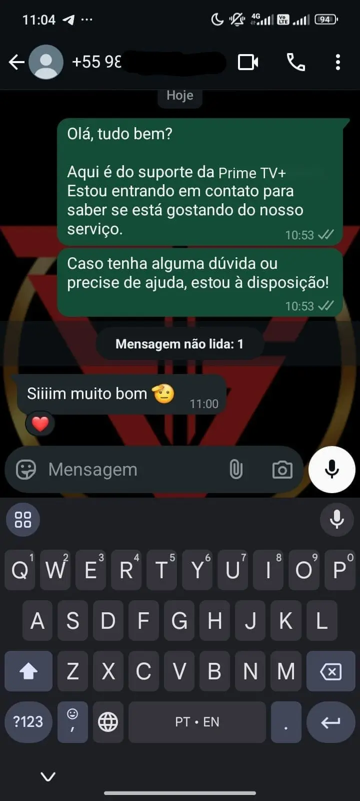 Depoimento de cliente no WhatsApp 7